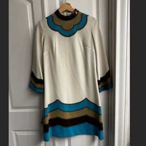 Vintage 60's-70's Mr. Dino Mini Dress, Size 12